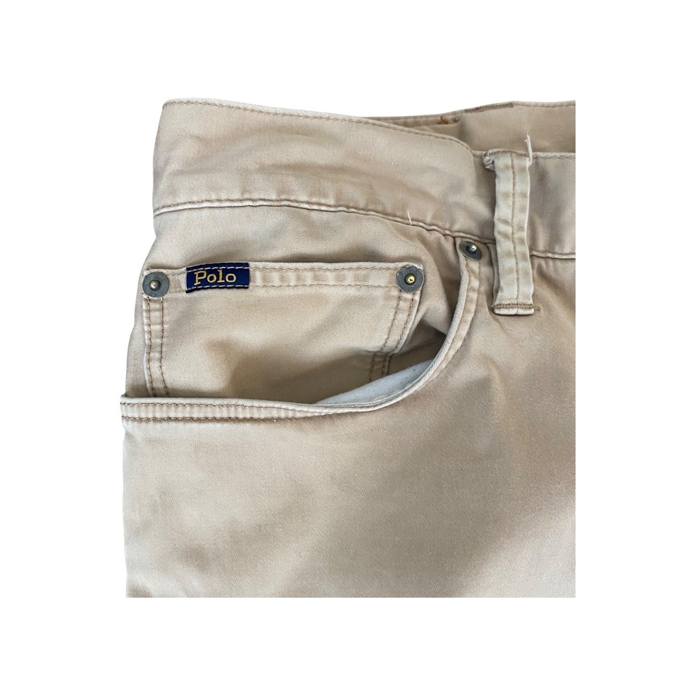 Polo Ralph Lauren Men's Pants Size 36x32 Beige Casual Chinos Trousers - Picture 3 of 9